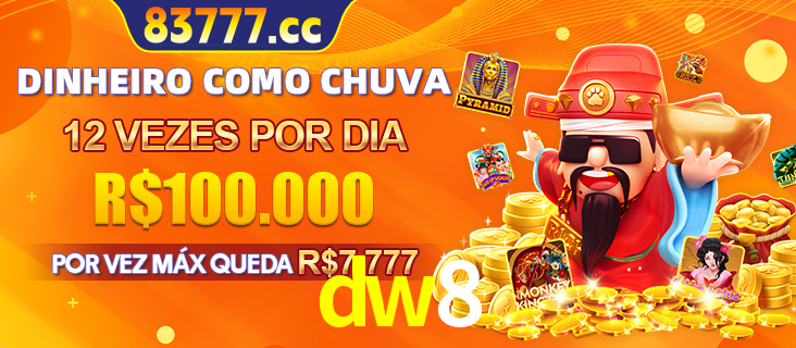 Banner do programa de recompensas Recomende para amigos do dw8, detalhando os bônus por convidar amigos, com prêmios que chegam a R$288.888.
